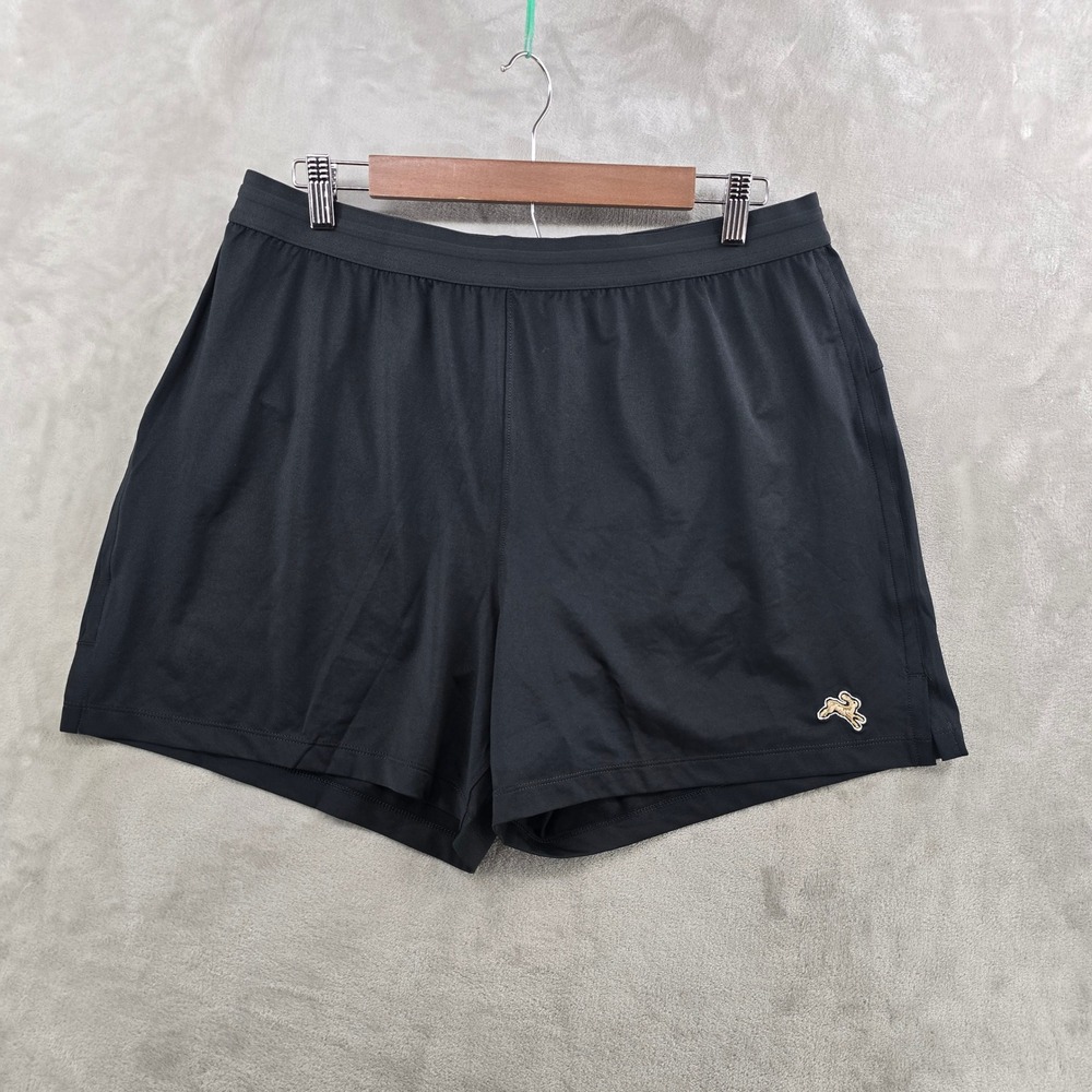 NWOT Tracksmith Mens XL Session Shorts Black Running Performance Athletic